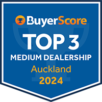 BuyerScore Top 3 Medium Dealership Auckland Award Badge